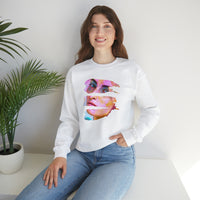 Bright Custom picture on white sweatshirt