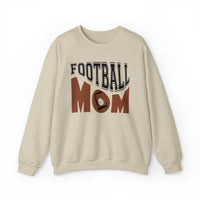  Retro football mom beige sweatshirt - my comfy clothing 