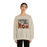 Retro football mom beige sweatshirt - my comfy clothing 