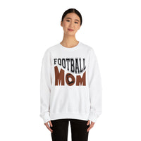 Football mom white oversized sweatshirt - my comfy clothing 