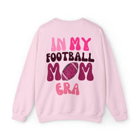 In my football mom era pink color text on pink sweatshirt - My comfy clothing