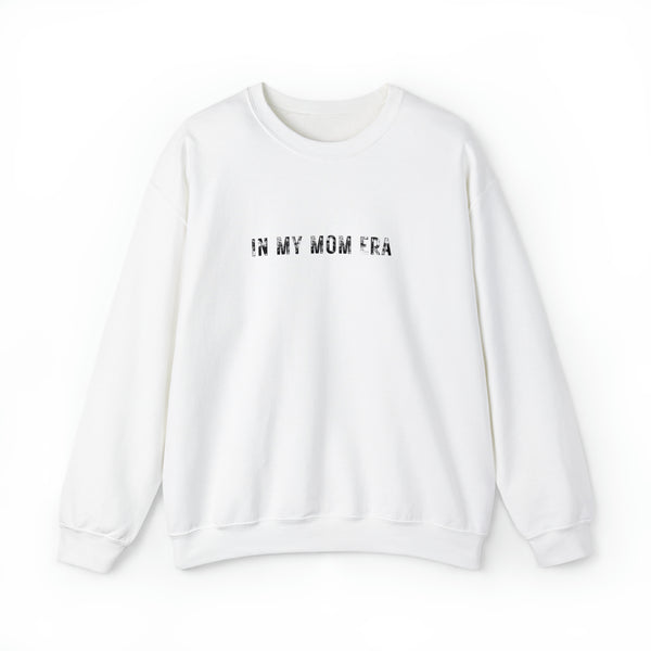 In my mom era vintage white unisex crewneck sweatshirt - my comfy clothing