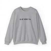 In my mom era vintage grey unisex crewneck sweatshirt - my comfy clothing