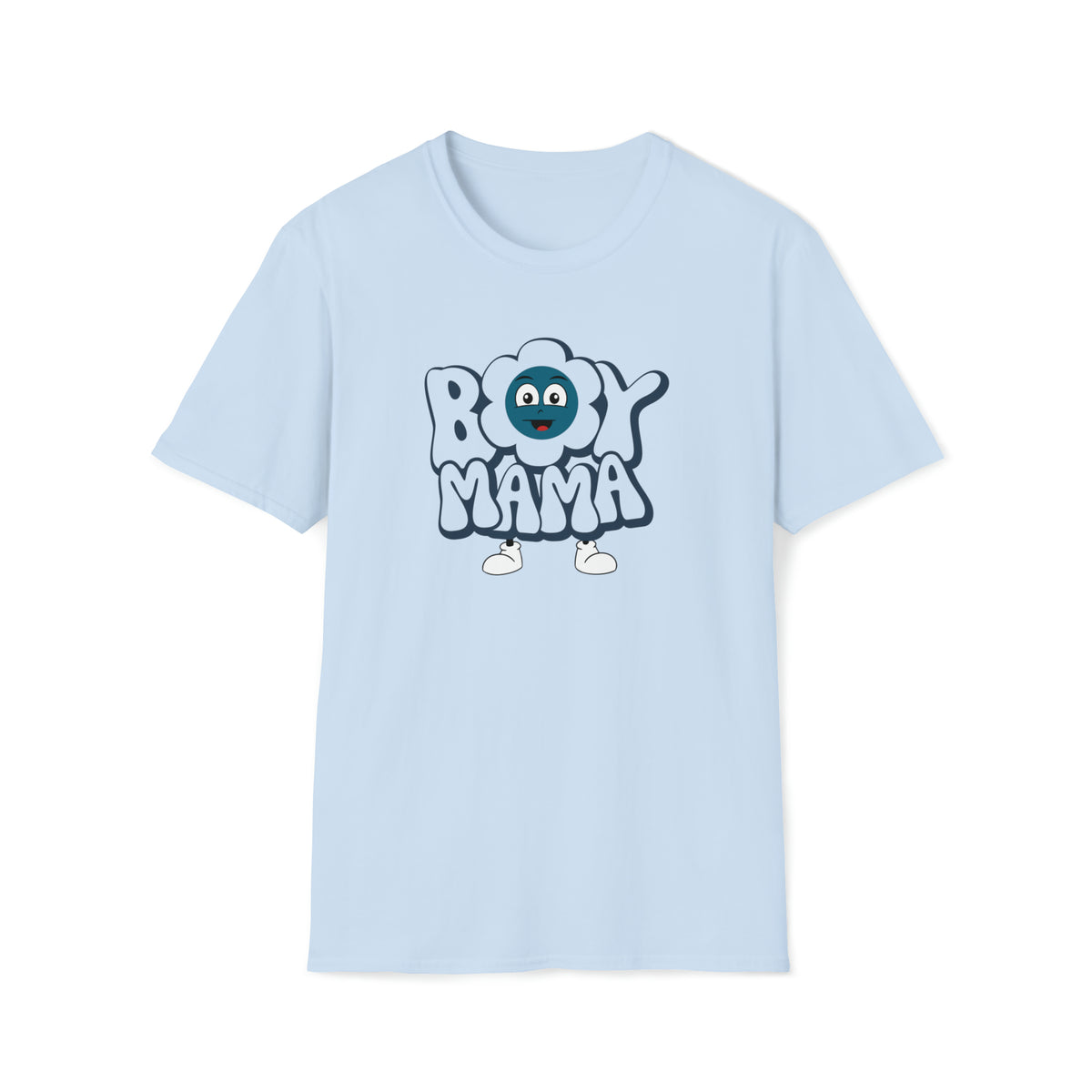 blue tee shirt for boys mothers boy mama t-shirt - my comfy clothing