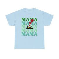 cat mama blue t-shirt for cat lovers - my comfy clothing