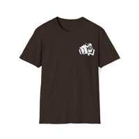 brown cotton unisex t-shirt fathers day gift - my comfy clothing