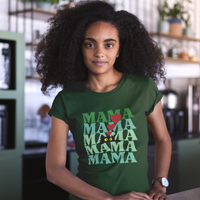 cat mama green t-shirt - my comfy clothing