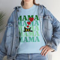 cat mama blue t-shirt for cat lovers - my comfy clothing