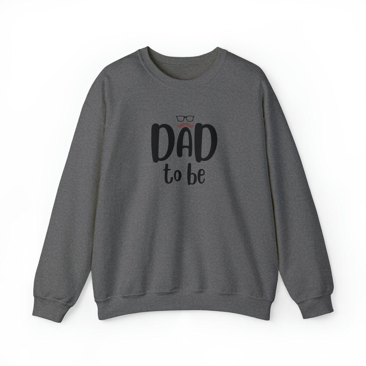 dark grey crewneck first time dad to be sweatshirt for first time fathers - my comfy clothing