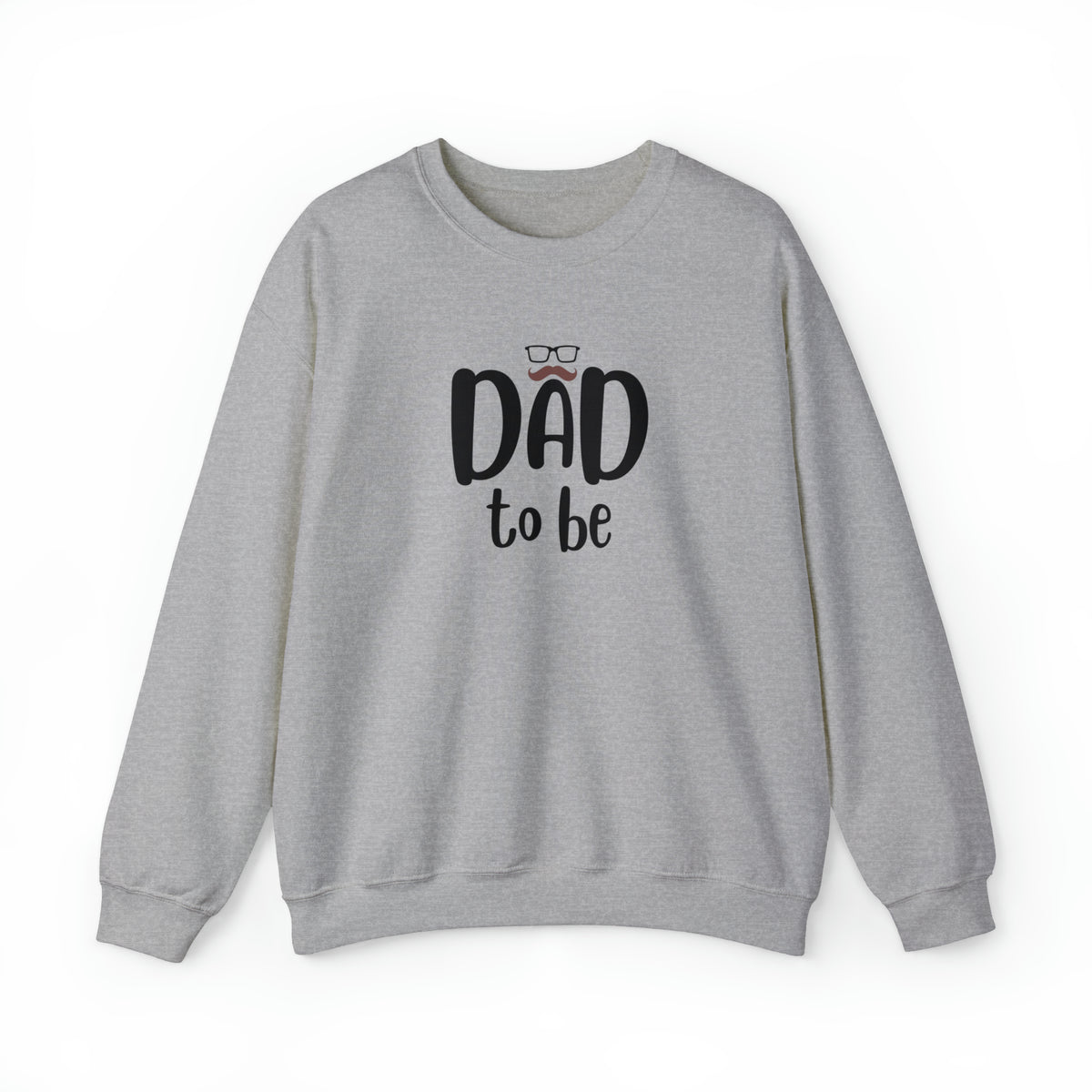  grey crewneck first time dad to be sweatshirt for first time fathers - my comfy clothing