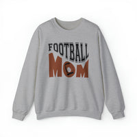  retro football mom grey oversized sweatshirt - my comfy clothing 