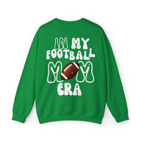 oversized in my football mom era green crewneck sweatshirt - my comfy clothing 