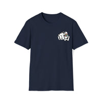 navy blue cotton unisex t-shirt fathers day gift - my comfy clothing