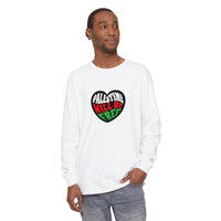 palestine will be free white  long sleeve shirt - my comfy clothing