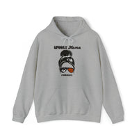 spooky halloween mom mama grey hoodie with pockets - my comfy clothing