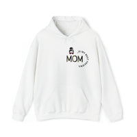 mom is my best friend mothers day gift long sleeve white hoodie - my comfy clothing