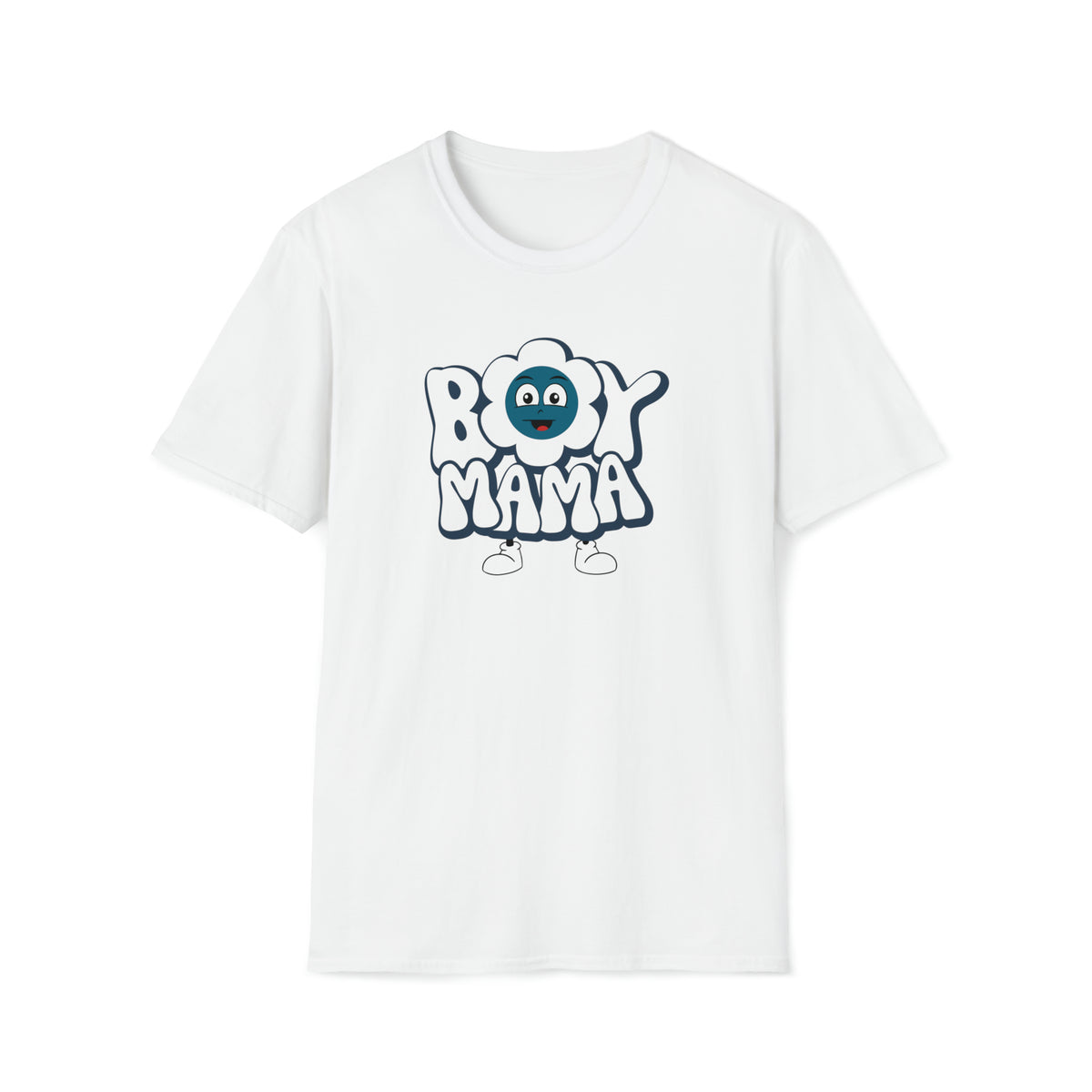 white tee shirt for boys mothers boy mama t-shirt - my comfy clothing